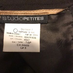 Dark Chocolate Brown Skirt